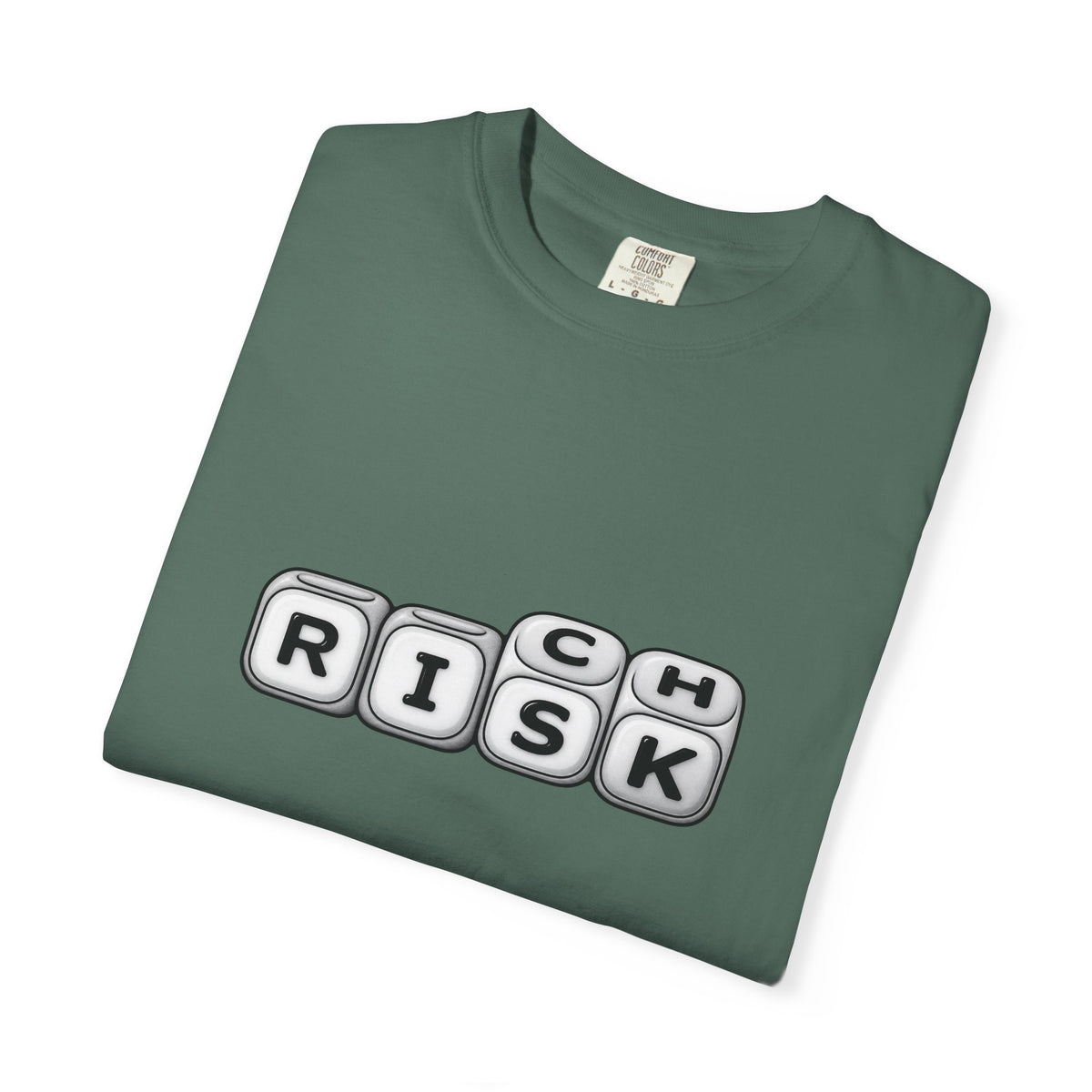 T-Shirt — 'RISK' Dice Block Graphic Tee