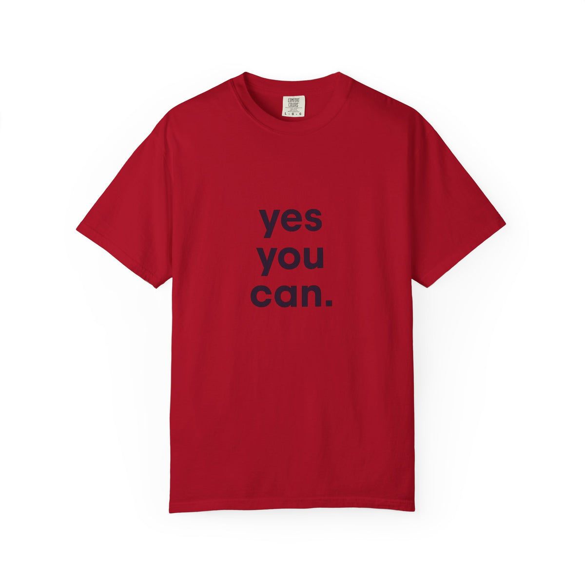 Yes You Can T-Shirt — Minimal Motivational Tee