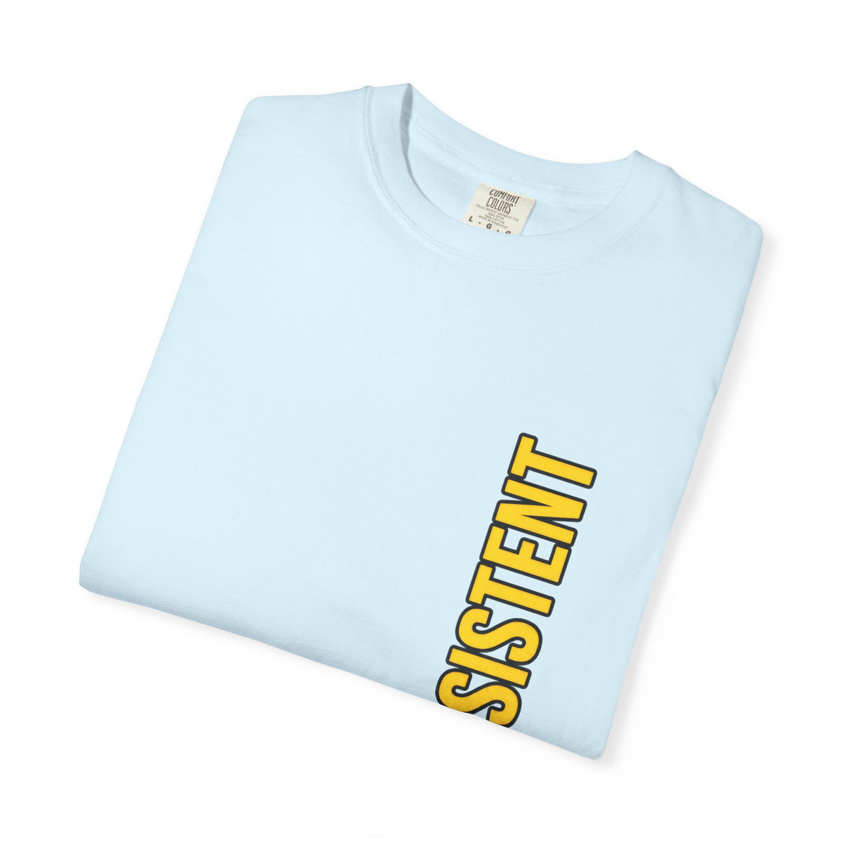 Be Consistent Vertical Graphic T-Shirt — Motivational Fitness Tee