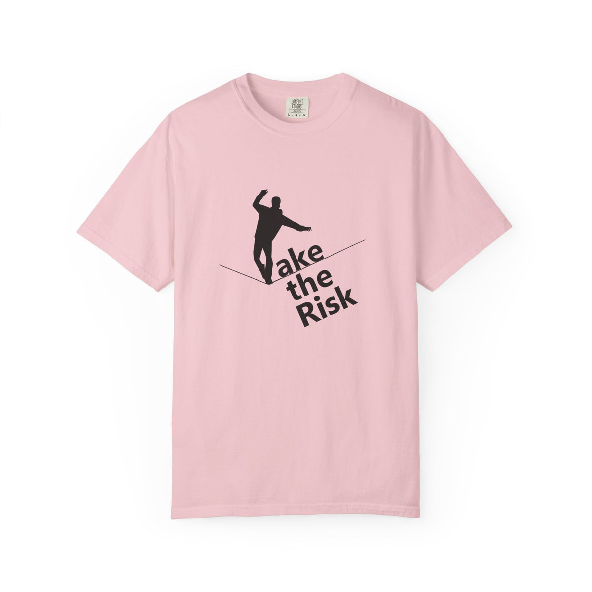 Take the Risk T-Shirt — Tightrope Silhouette Motivational Tee