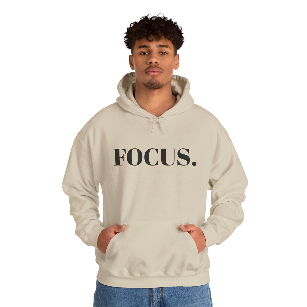 FOCUS. Hoodie — Minimal Motivational Pullover