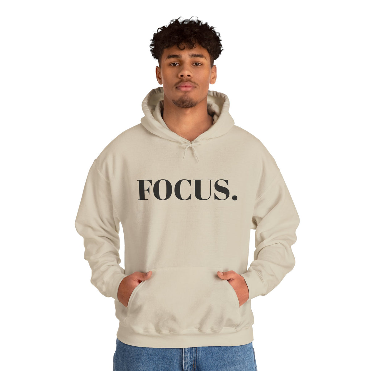 FOCUS. Hoodie — Minimal Motivational Pullover