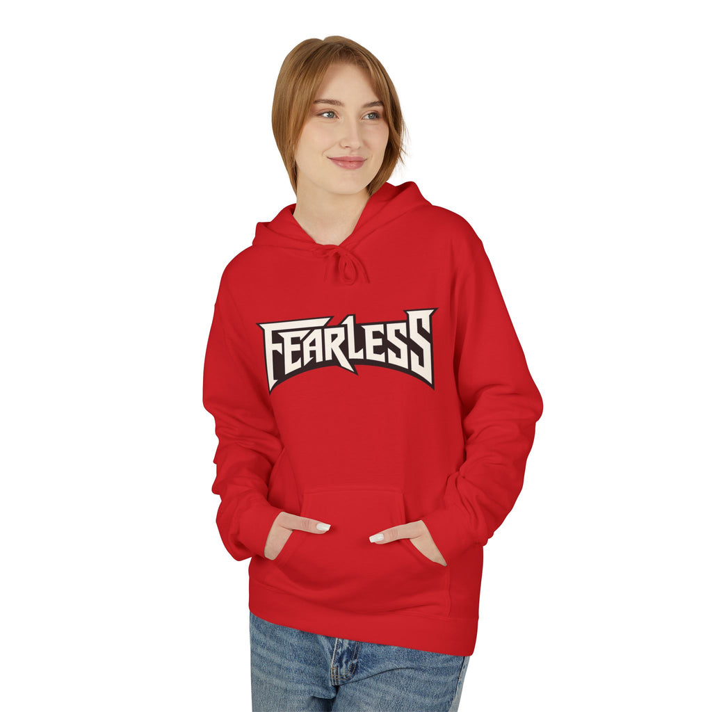 Fearless Graphic Hoodie — Bold Retro Logo Pullover