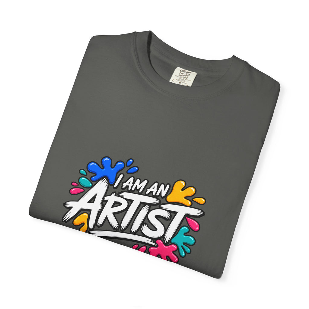 Artist T‑Shirt — "Human Artist" Colorful Paint Splash Graphic Tee