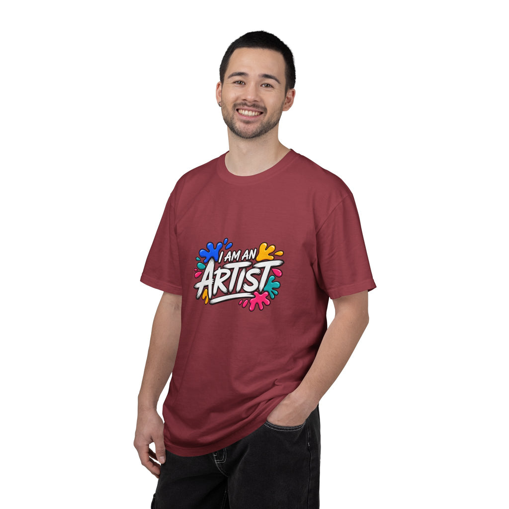 Artist T‑Shirt — "Human Artist" Colorful Paint Splash Graphic Tee