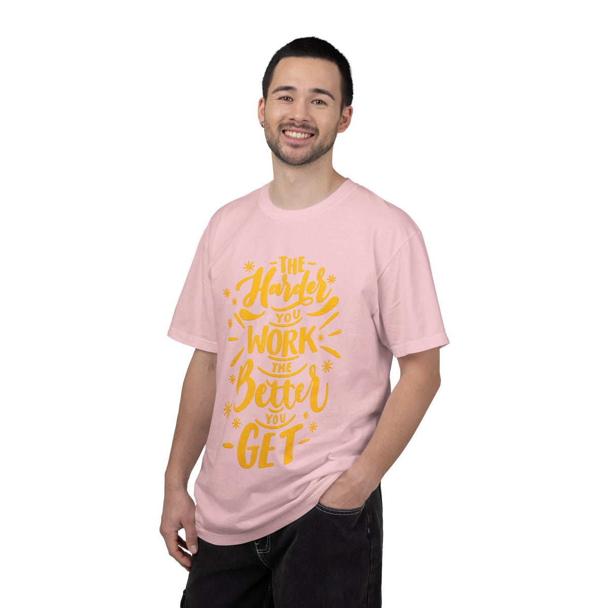 Motivational T-Shirt — "The Harder You Work The Better You Get" Graphic Tee