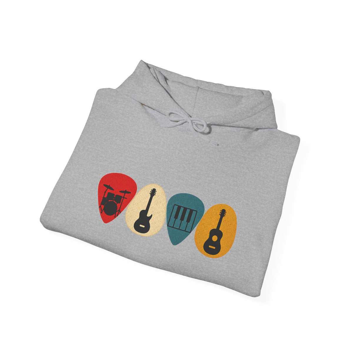 Guitar Picks Graphic Hoodie
