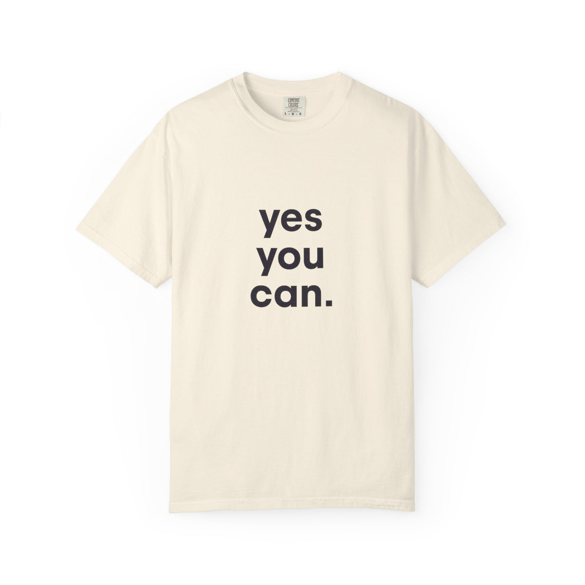 Yes You Can T-Shirt — Minimal Motivational Tee