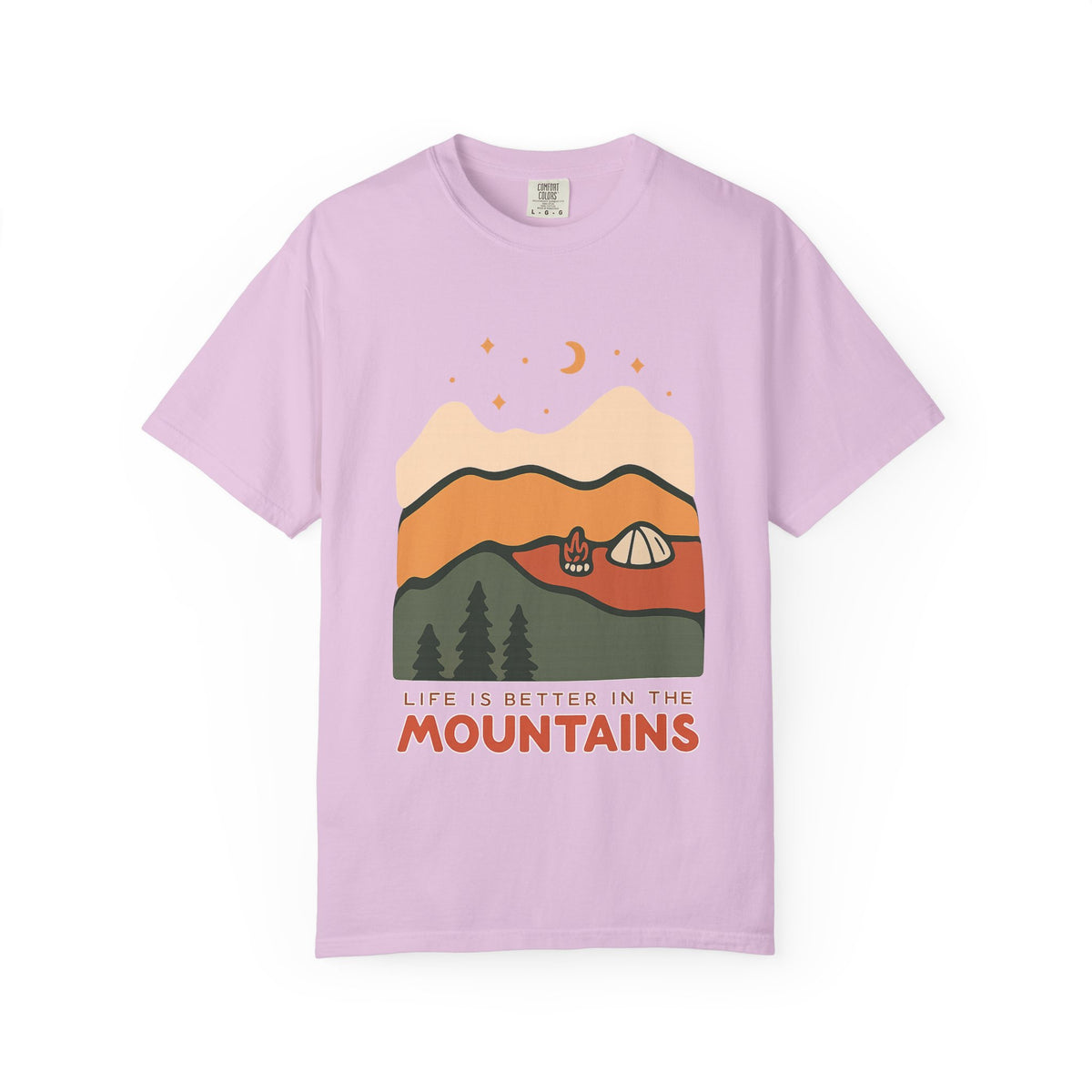 Life Is Better in the Mountains T-Shirt — Camping Mountain Graphic Tee