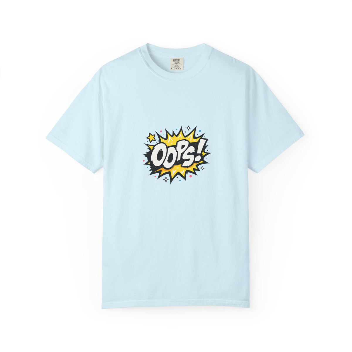 Oops! Comic Graphic T-Shirt — Retro Pop Art Tee