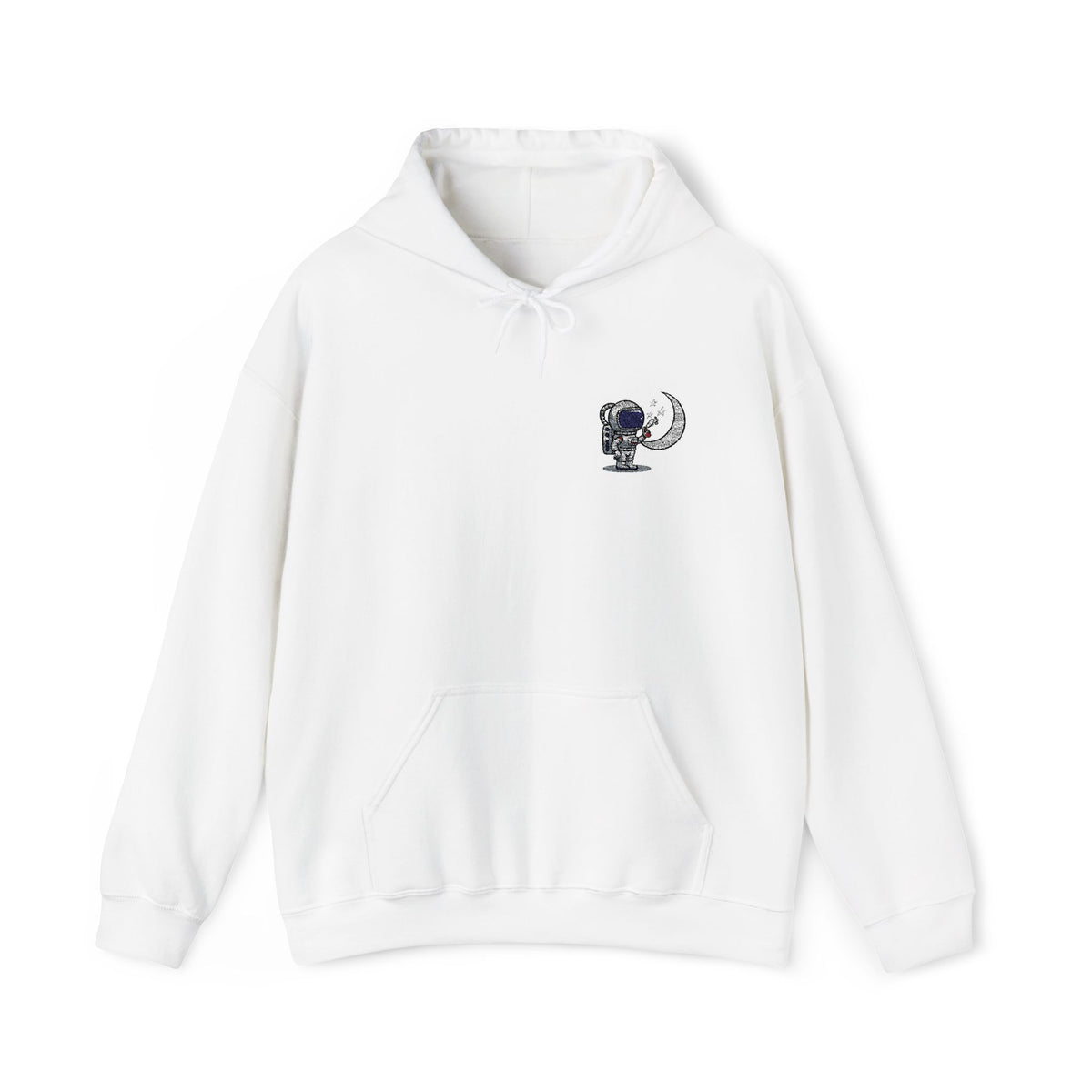 Skull Moon Hoodie — Gothic Night Sky Graphic Sweatshirt
