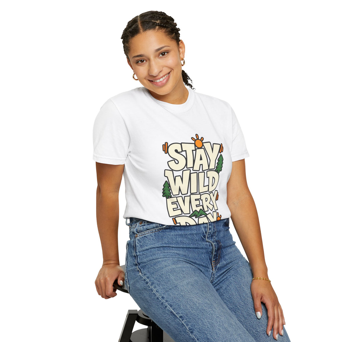 Stay Wild Every Day T-Shirt — Outdoor Adventure Graphic Tee