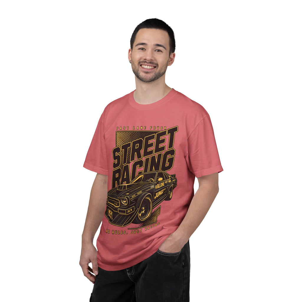 Street Racing Car T-Shirt — Retro Drift Racing Graphic Tee