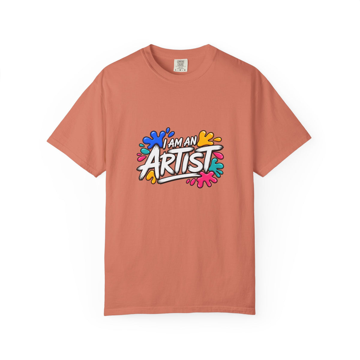 Artist T‑Shirt — "Human Artist" Colorful Paint Splash Graphic Tee