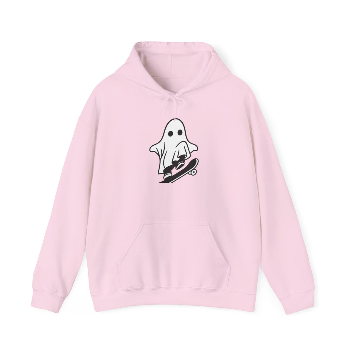 Ghost Skateboard Hoodie — Cute Skateboarding Ghost Graphic Sweatshirt