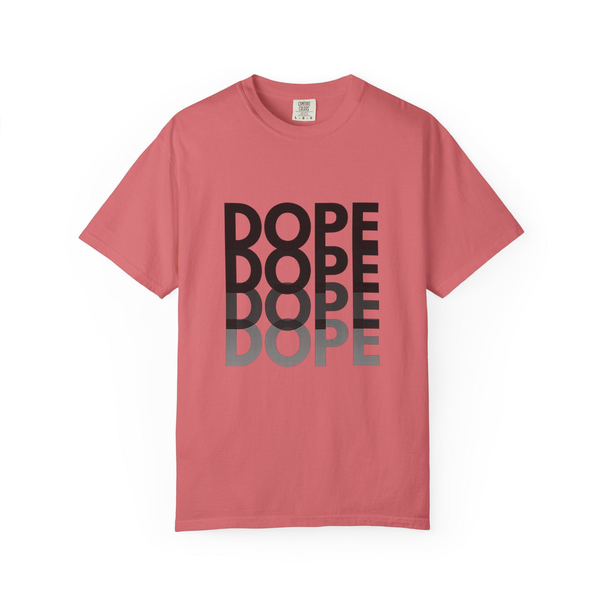 Dope Repeat Graphic T-Shirt — Retro Stacked Typography Tee