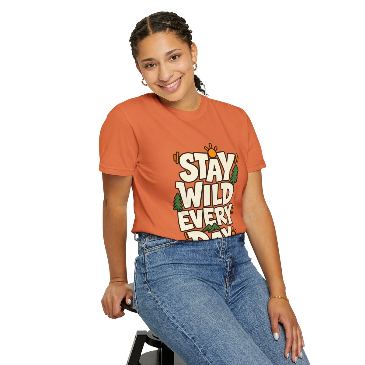Stay Wild Every Day T-Shirt — Outdoor Adventure Graphic Tee