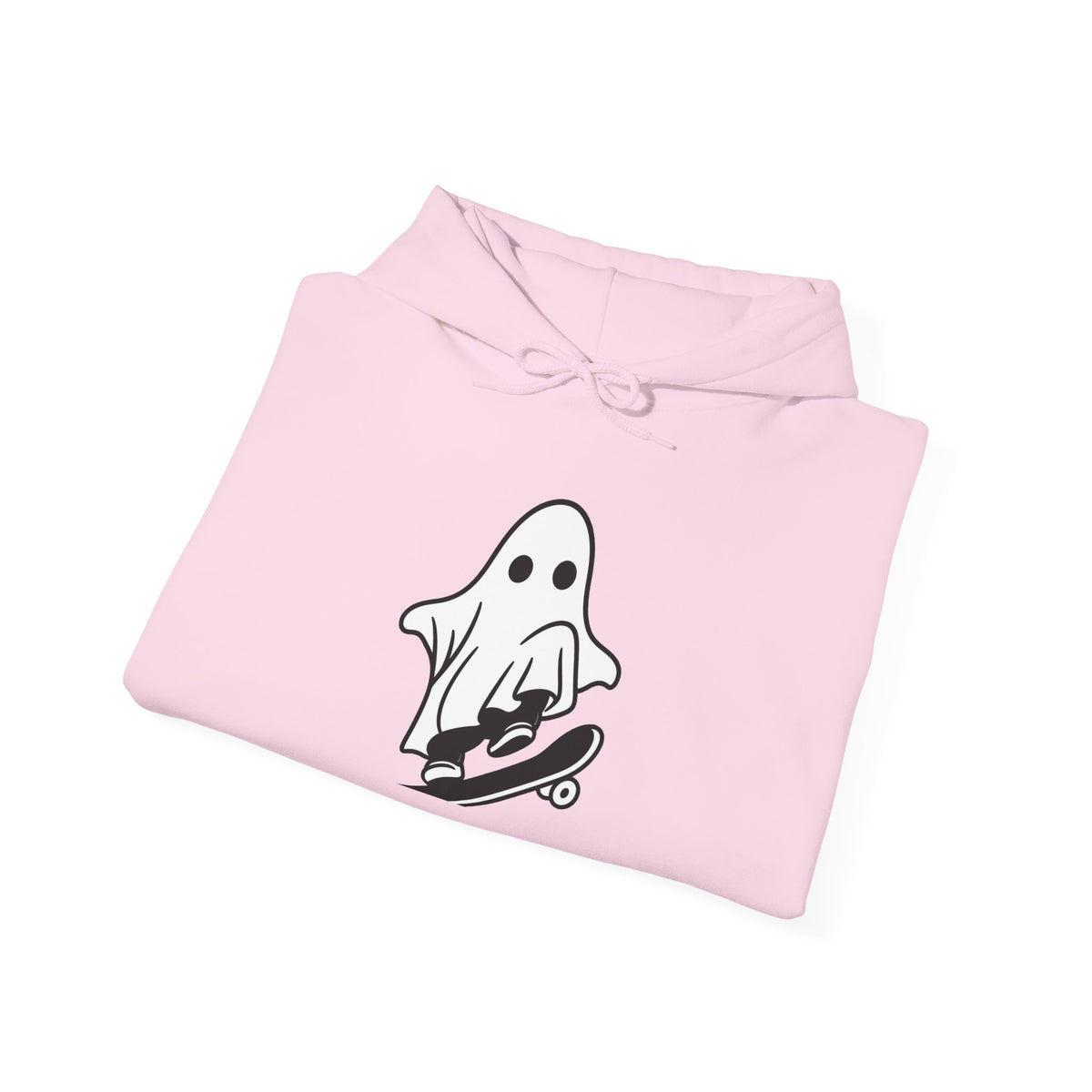 Ghost Skateboard Hoodie — Cute Skateboarding Ghost Graphic Sweatshirt