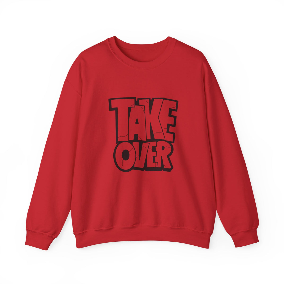 Take Over Crewneck Sweatshirt — Bold Streetwear Graphic Pullover