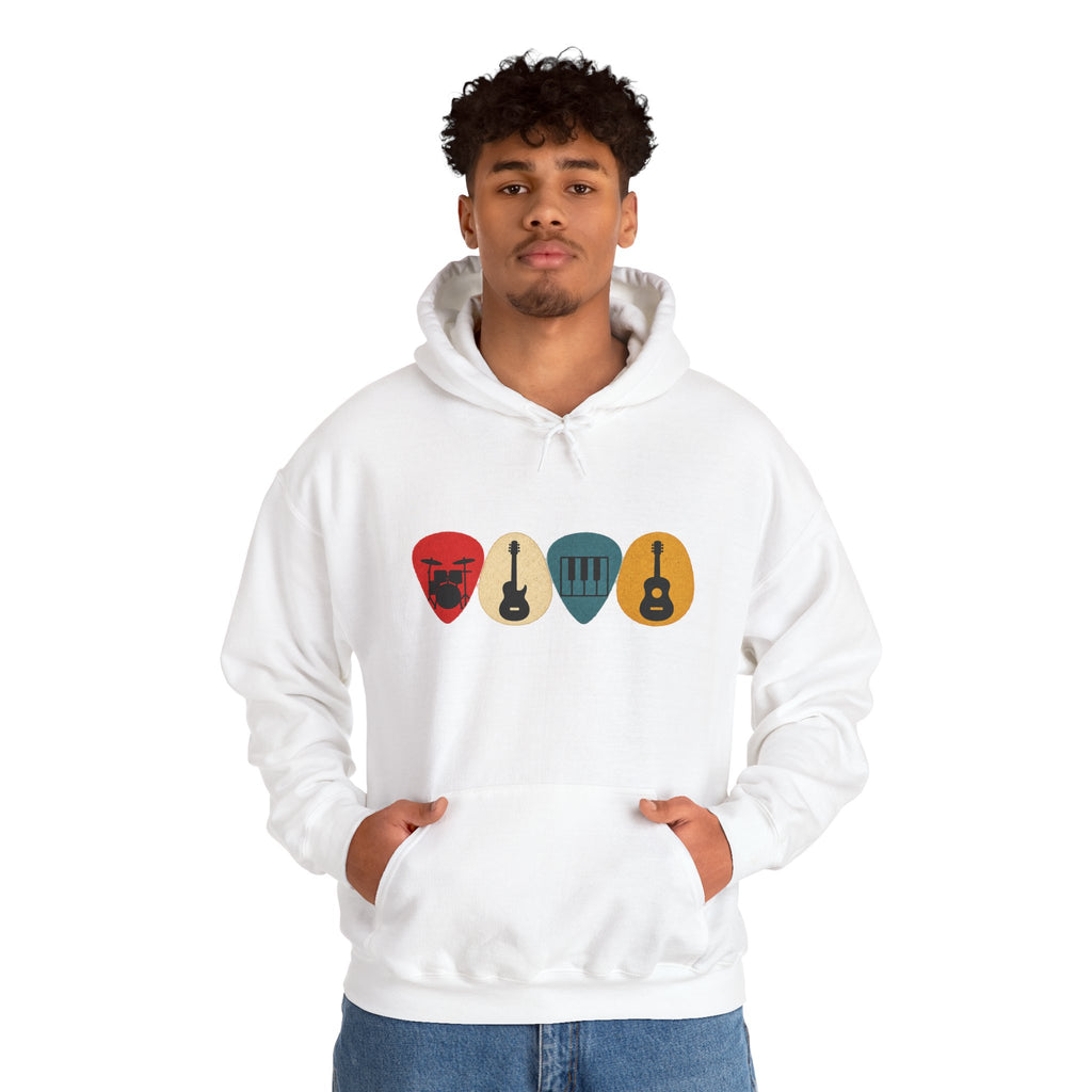 Guitar Picks Graphic Hoodie
