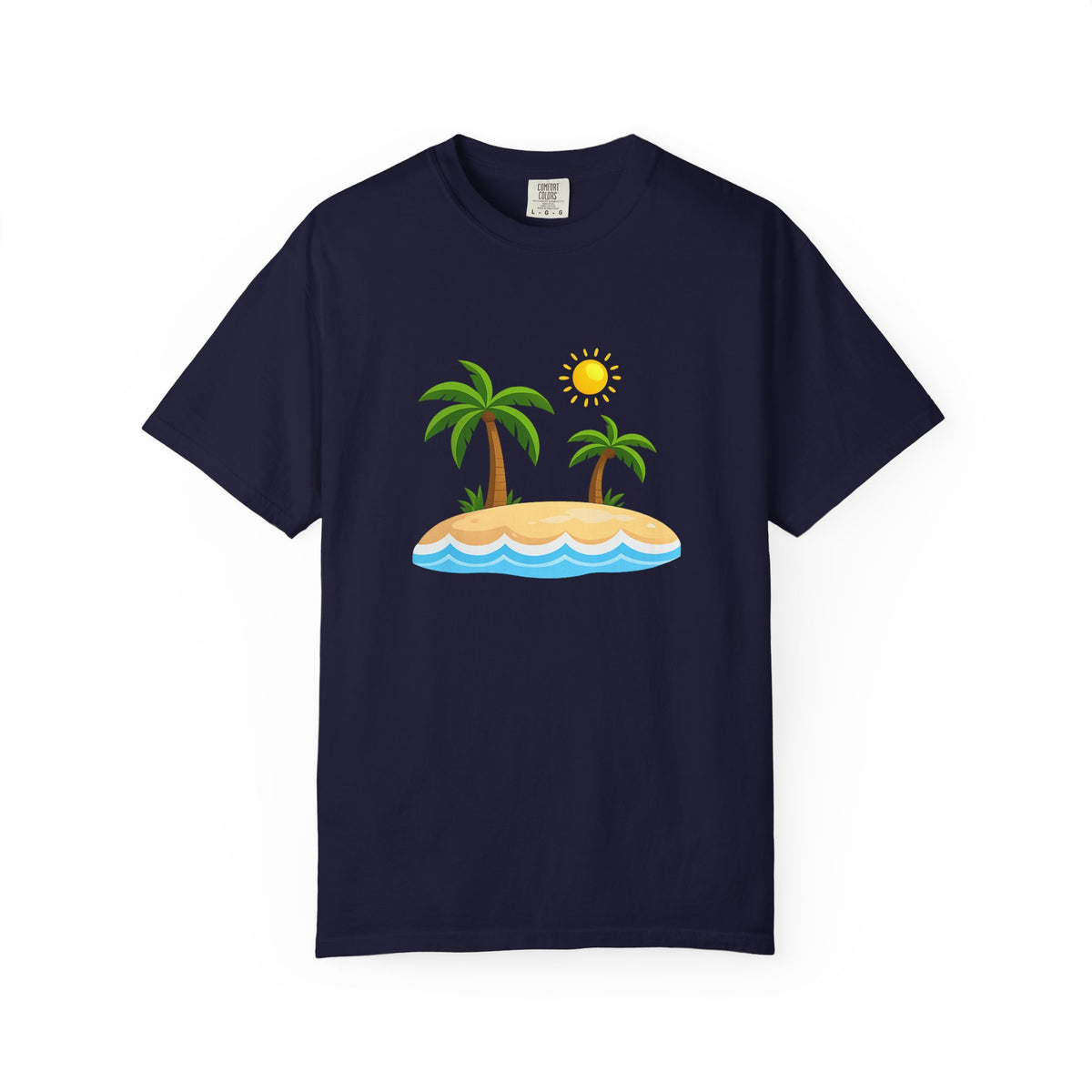 Island Paradise T-Shirt — Tropical Palm Tree Beach Graphic