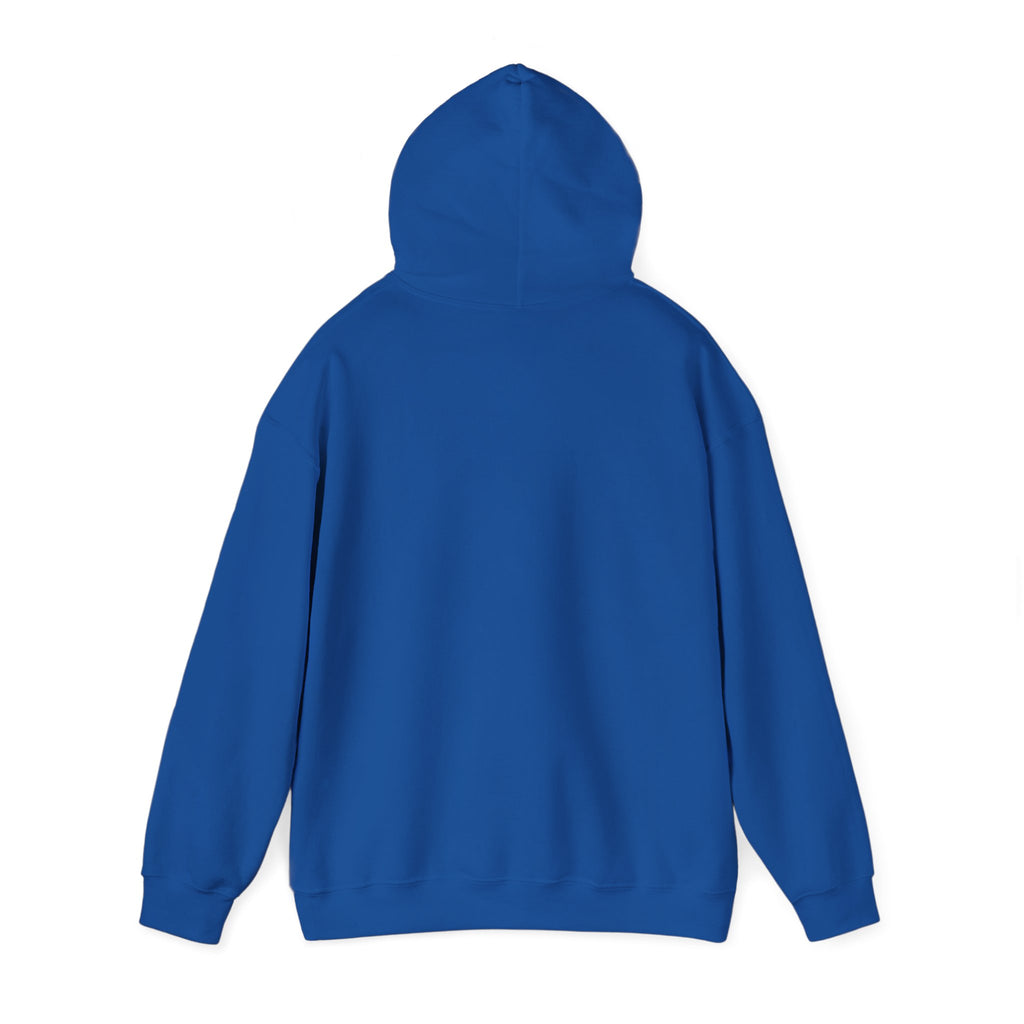 Chill Script Hoodie — Retro Blue Chill Graphic Pullover