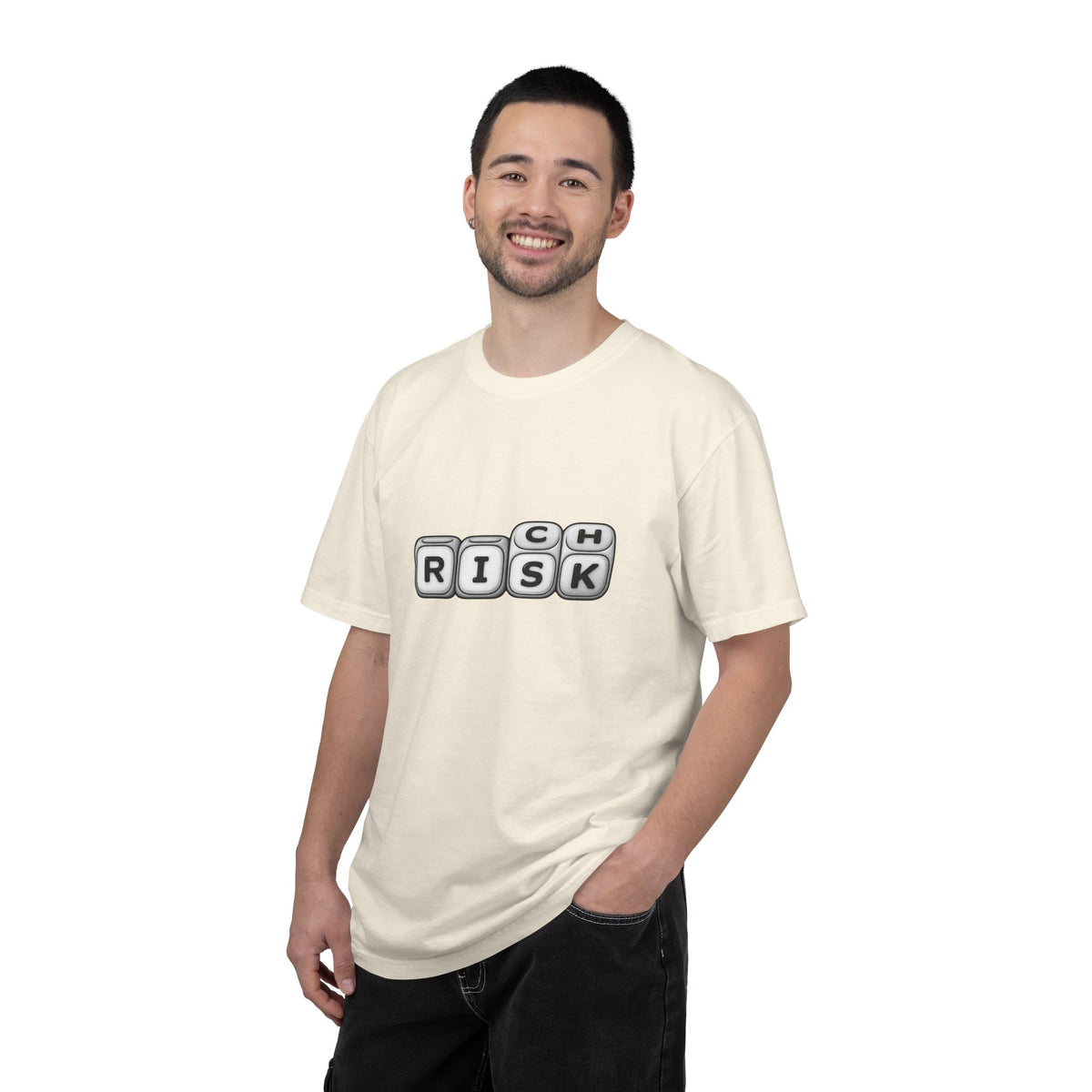 T-Shirt — 'RISK' Dice Block Graphic Tee