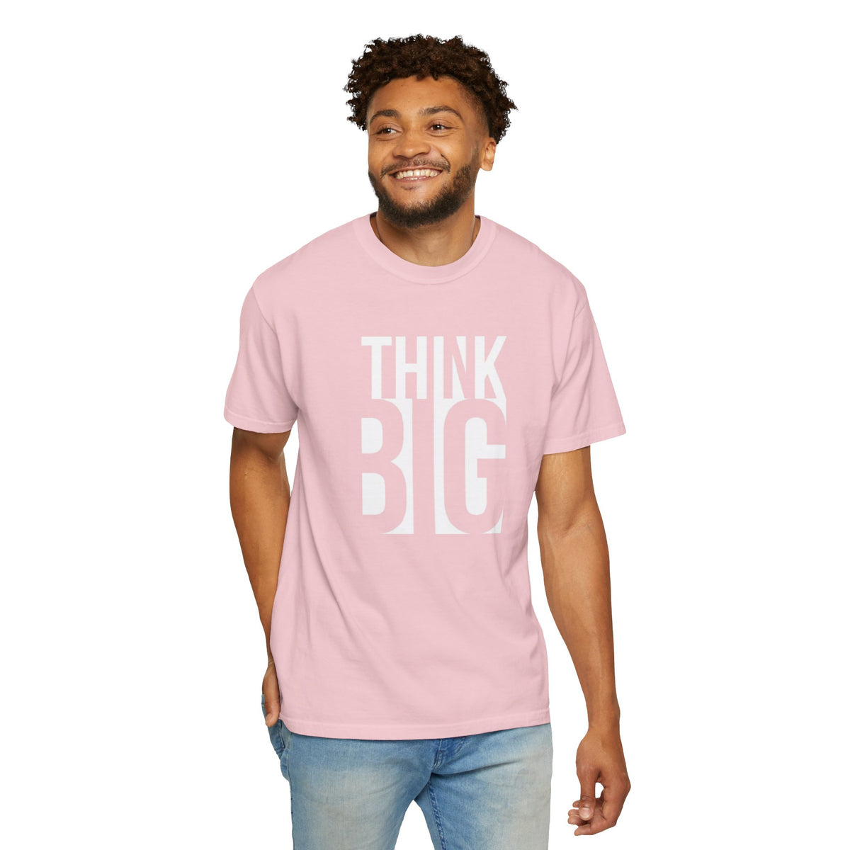 Think Big Graphic T-Shirt — Motivational Typography Tee
