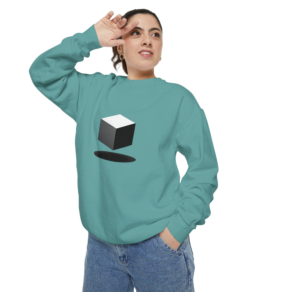 Minimalist Book Logo Sweatshirt — Reading Club Graphic Crewneck