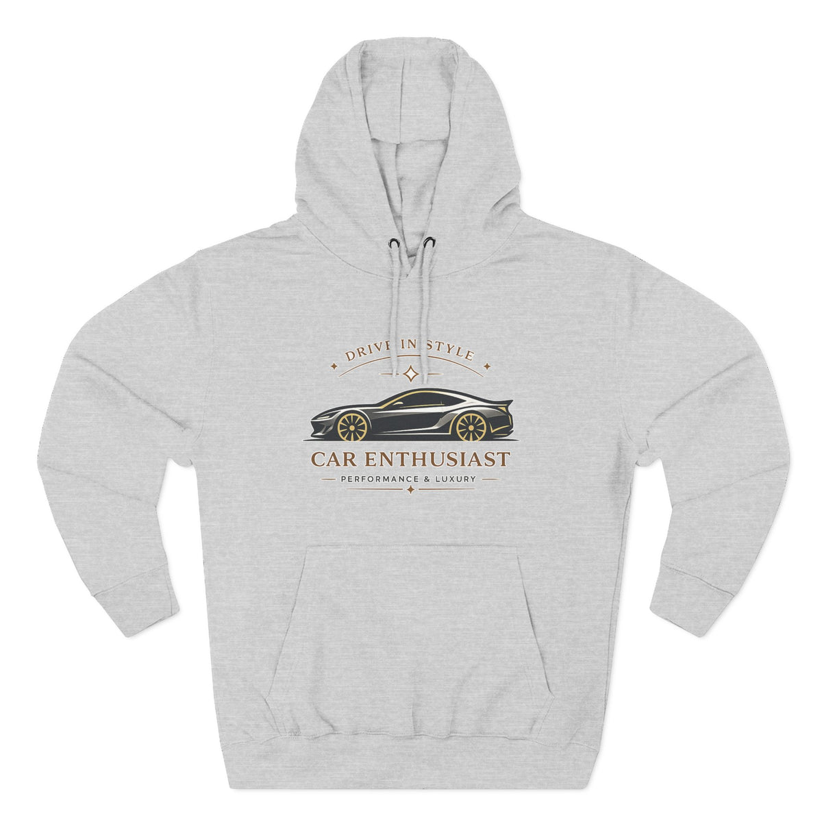 Car Enthusiast Hoodie — Vintage Sports Car Graphic, 'Drive in Style' Casual Pullover