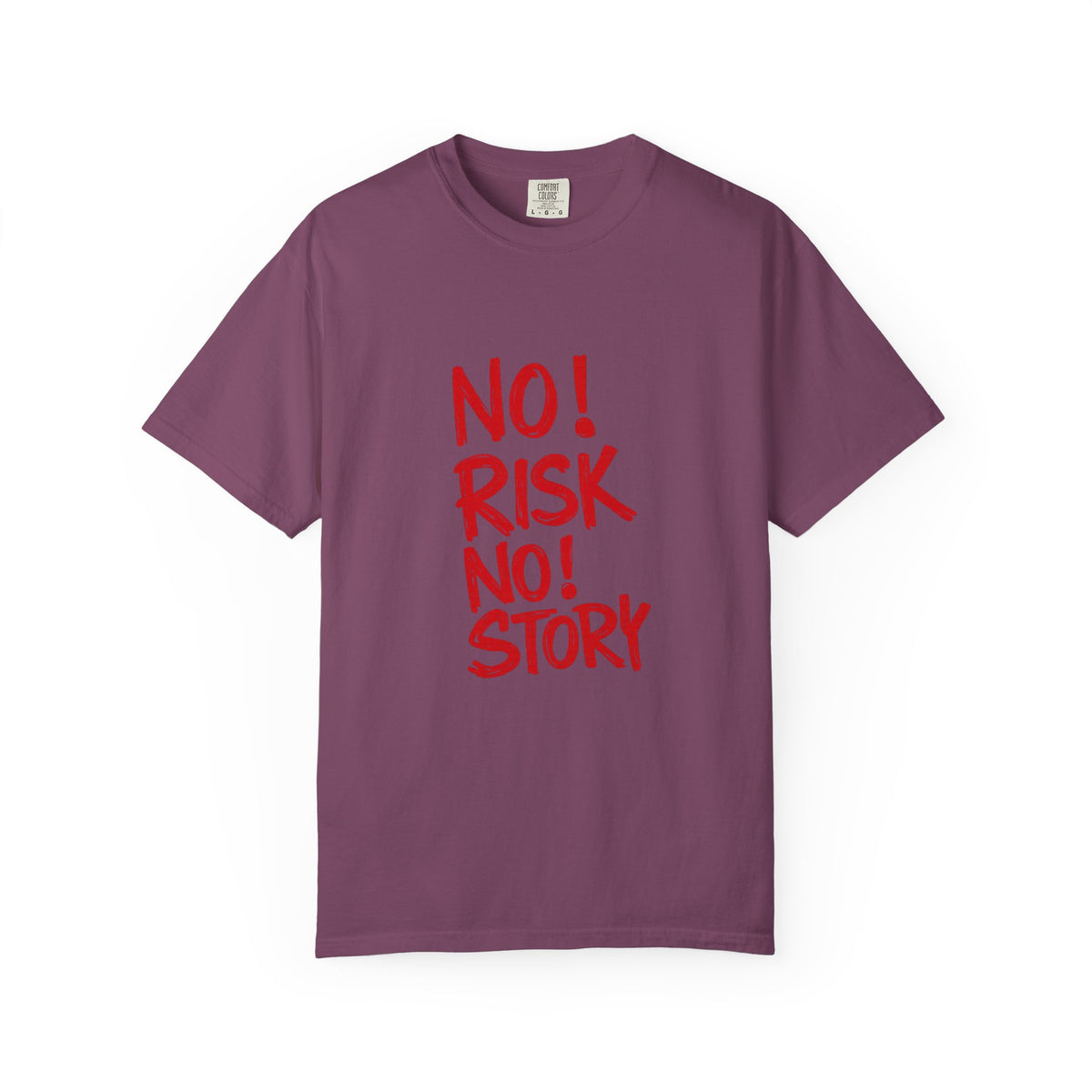 No Risk No Story T-Shirt — Motivational Graphic Tee