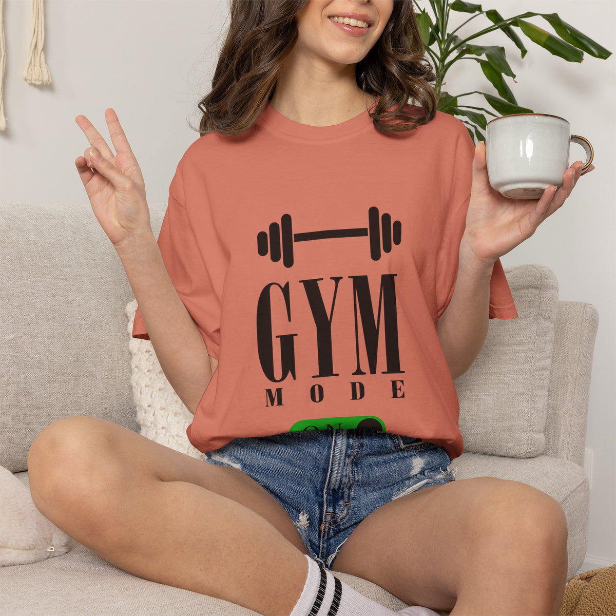 Gym Mode On T-Shirt