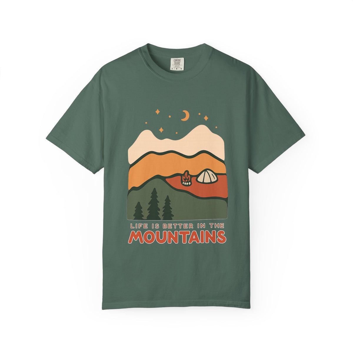Life Is Better in the Mountains T-Shirt — Camping Mountain Graphic Tee