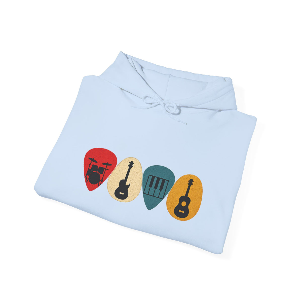 Guitar Picks Graphic Hoodie