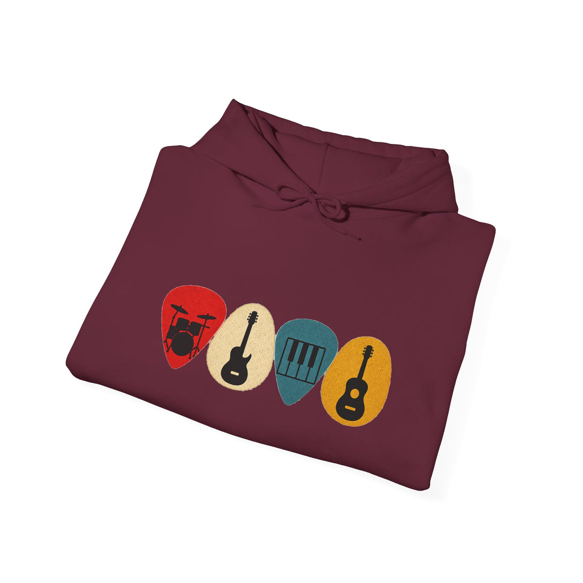 Guitar Picks Graphic Hoodie