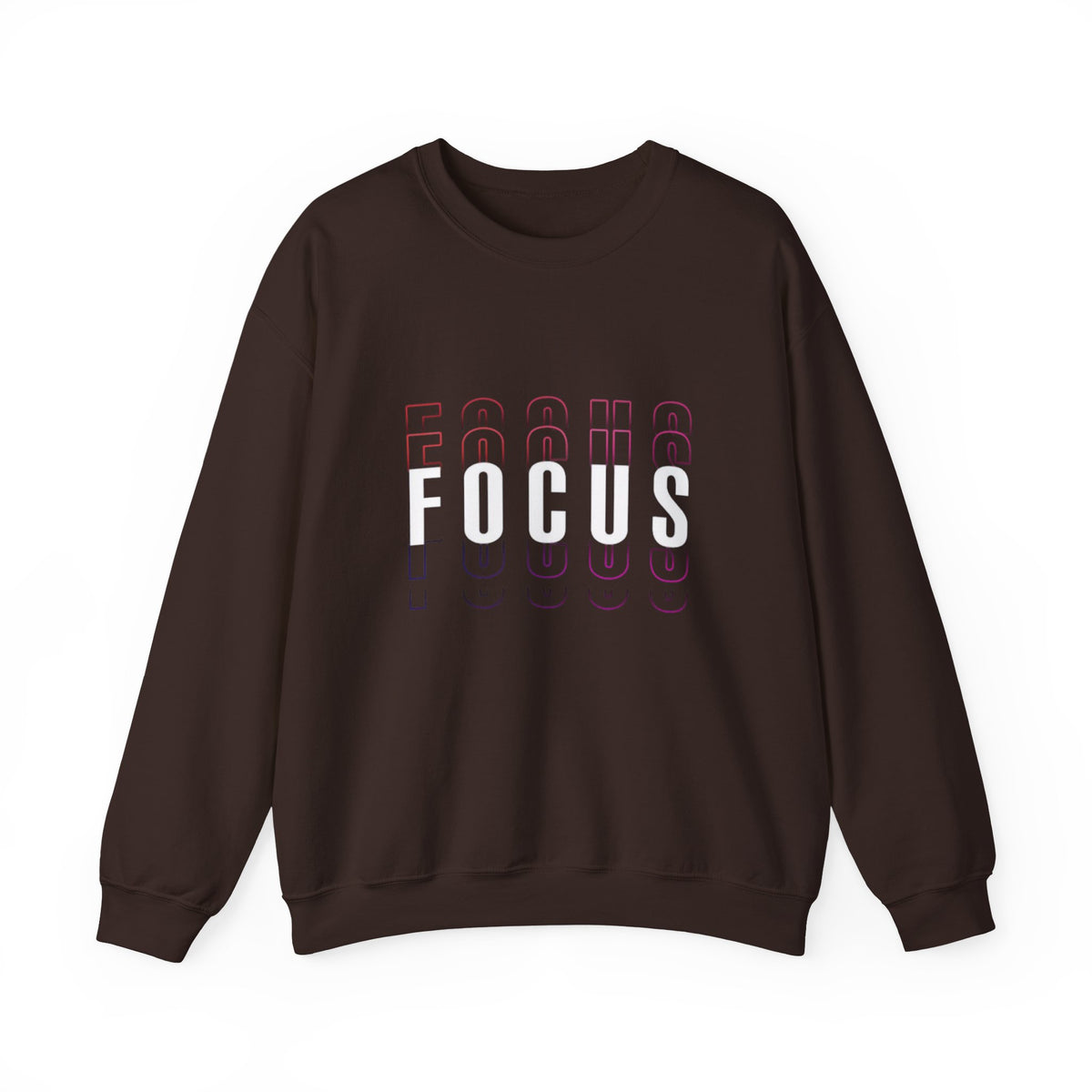 Focus Crewneck Sweatshirt — Motivational Casual Pullover