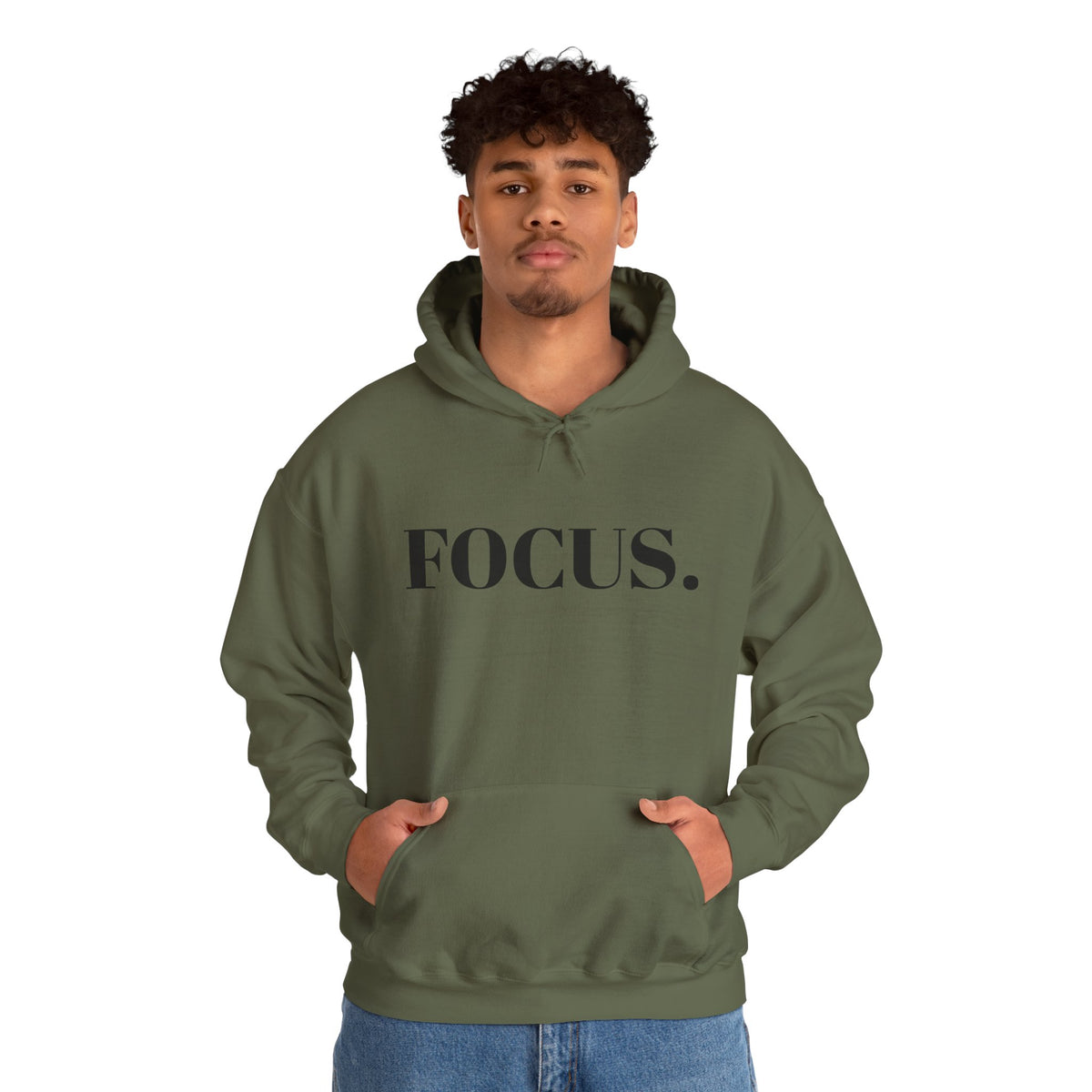 FOCUS. Hoodie — Minimal Motivational Pullover