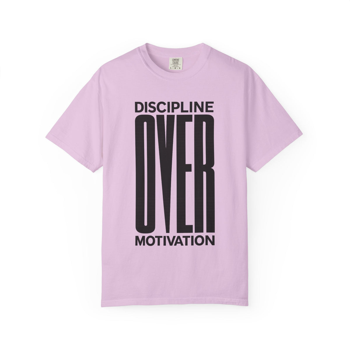 Discipline Over Motivation T-Shirt — Motivational Fitness Tee