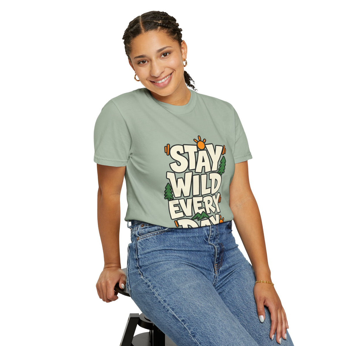 Stay Wild Every Day T-Shirt — Outdoor Adventure Graphic Tee