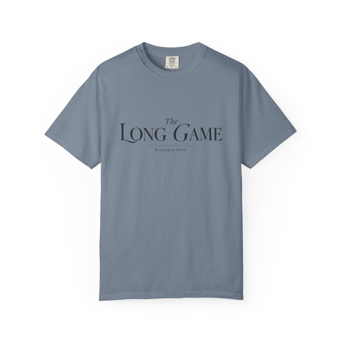 The Long Game T-Shirt — Minimalist Script Tee