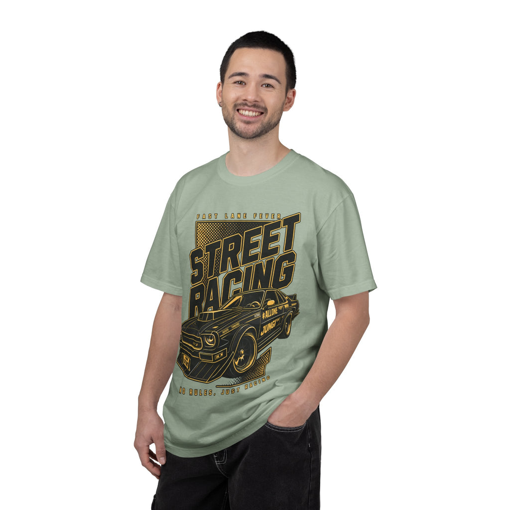 Street Racing Car T-Shirt — Retro Drift Racing Graphic Tee