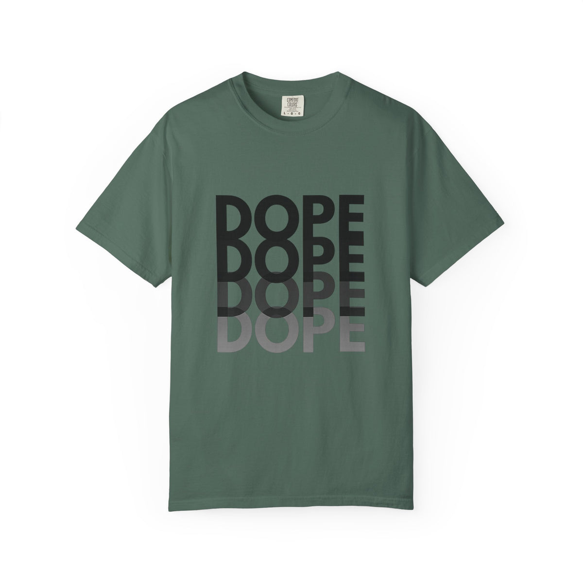 Dope Repeat Graphic T-Shirt — Retro Stacked Typography Tee