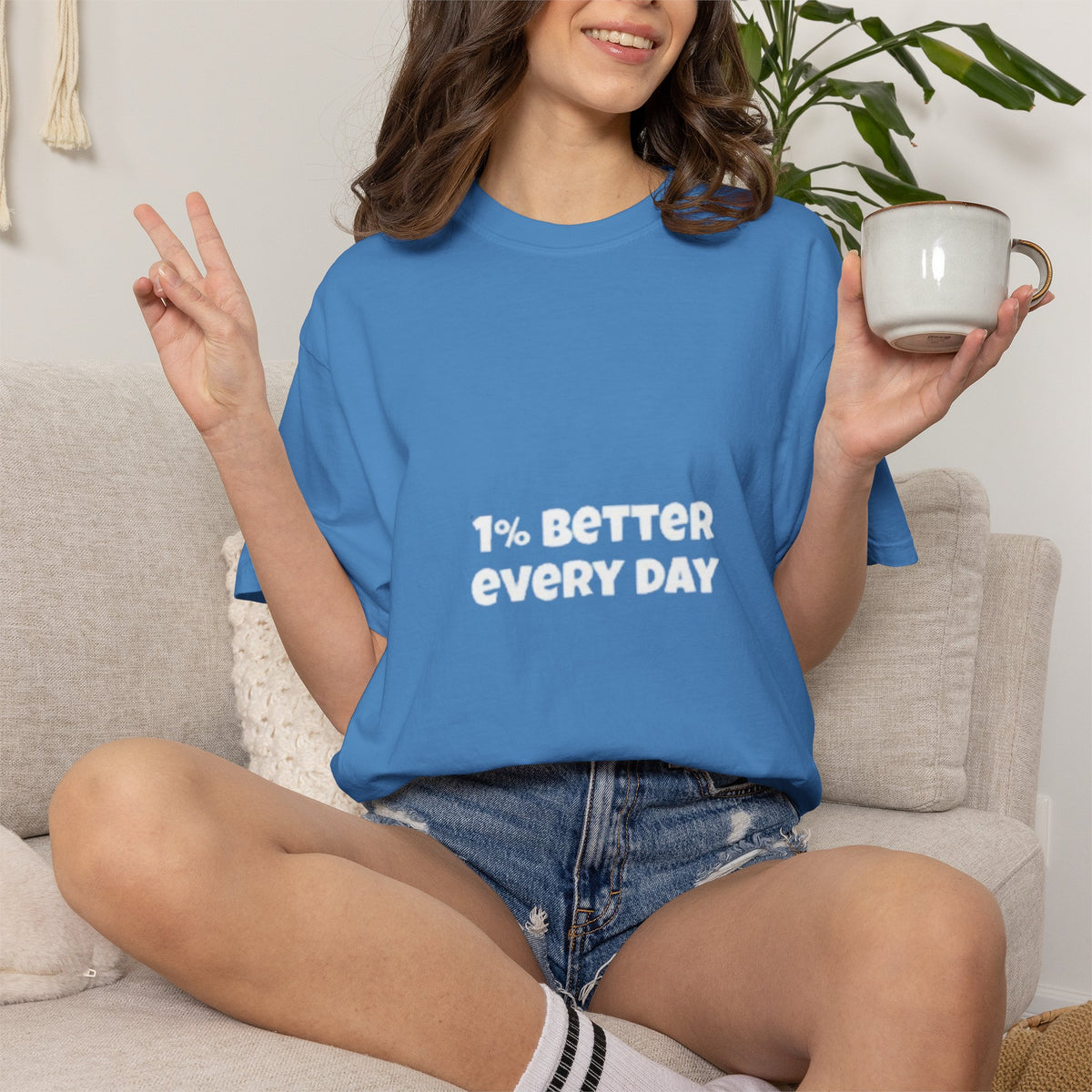 1% Better Every Day T-Shirt — Motivational Daily Progress Tee