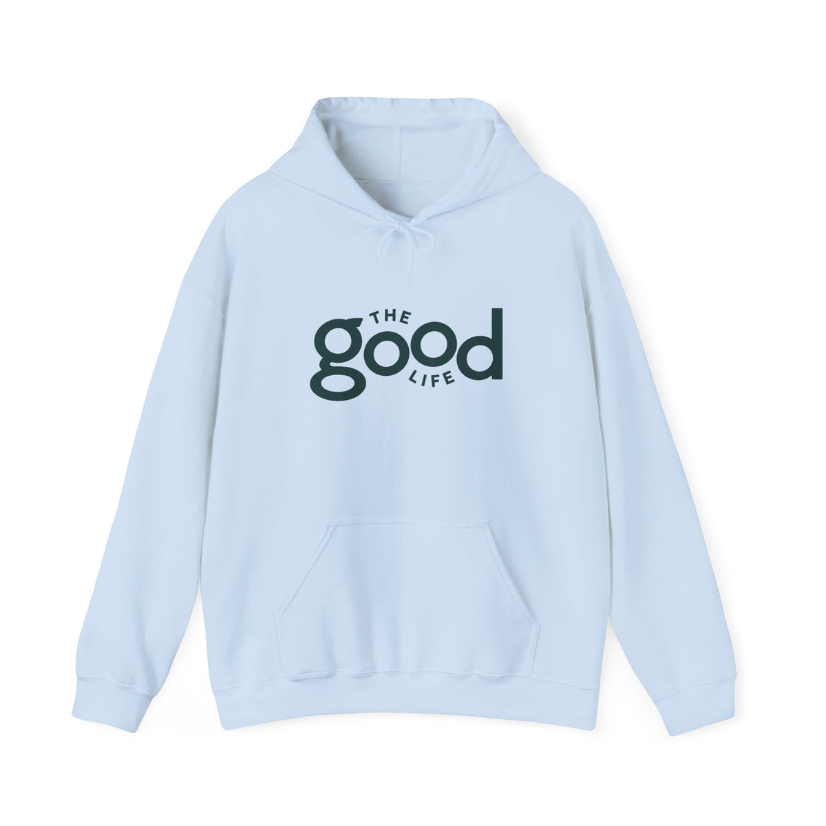 The Good Life Hoodie – Minimal Retro Logo Pullover