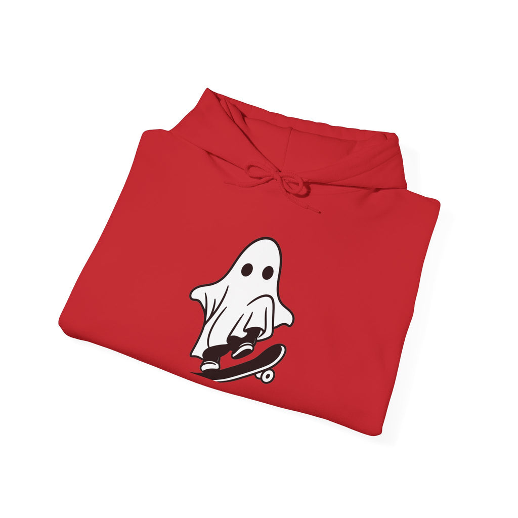 Ghost Skateboard Hoodie — Cute Skateboarding Ghost Graphic Sweatshirt