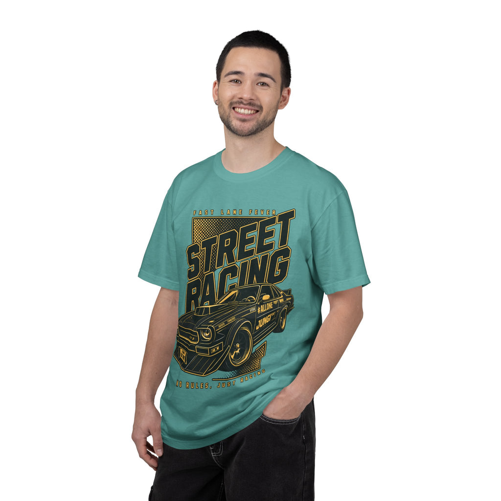 Street Racing Car T-Shirt — Retro Drift Racing Graphic Tee