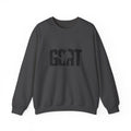 GOAT Graphic Sweatshirt — Athletic "GOAT" Logo Crewneck for Sports Fans