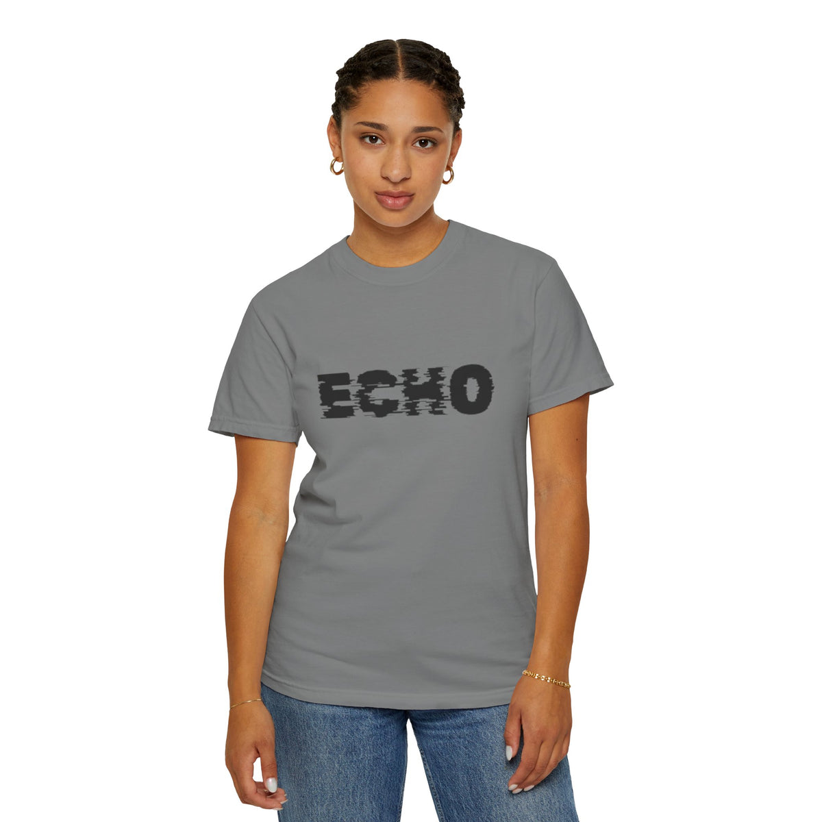Echo Distorted Logo T-Shirt