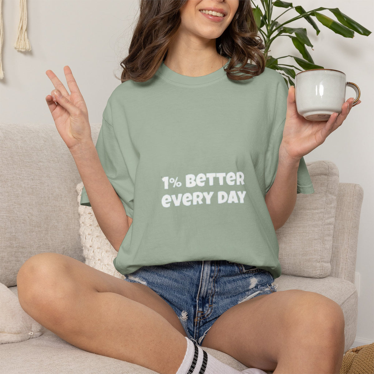 1% Better Every Day T-Shirt — Motivational Daily Progress Tee