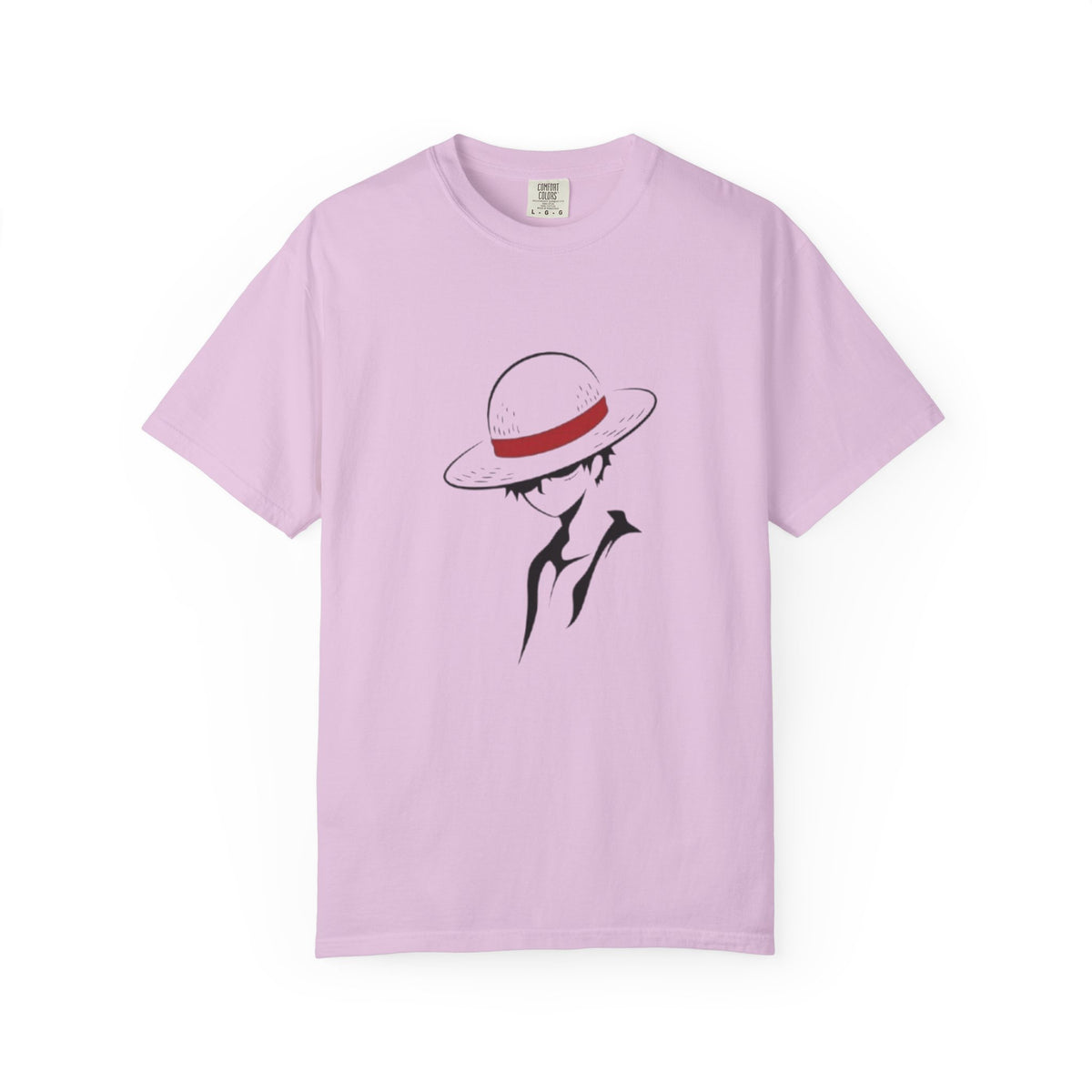 Minimal Straw Hat Silhouette T-Shirt